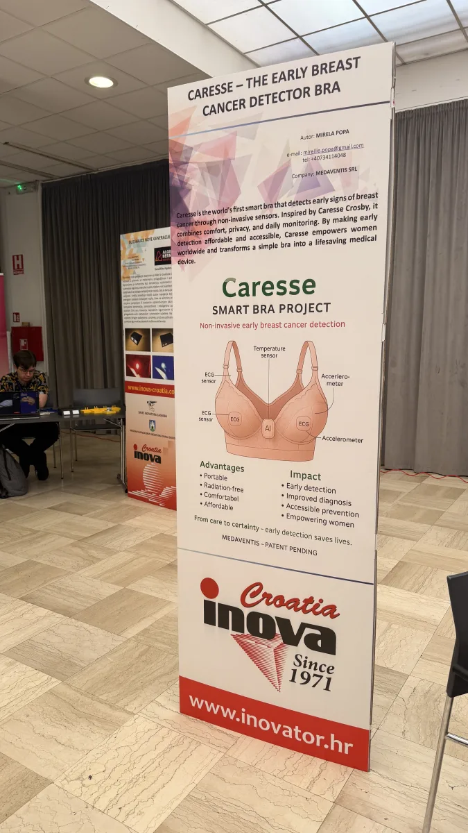 Caresse presentation at INOVA 2025.