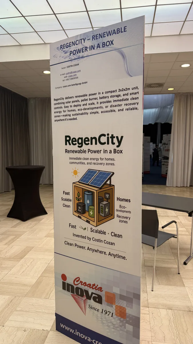 RegenCity presentation at INOVA 2025.