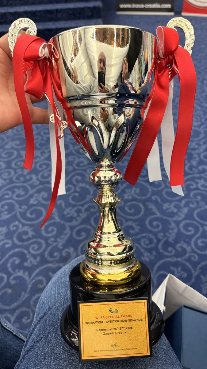 WIIPA Special Award cup at INOVA 2025.